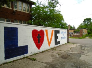 An alley just off 23rd & Butternut in Detroit.  
