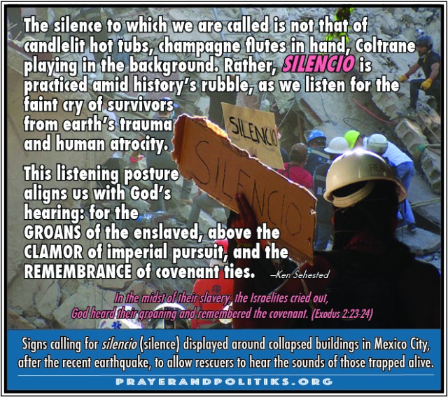 The silence to which we are called